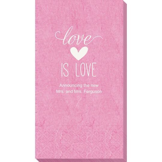 Love is Love Bali Guest Towels